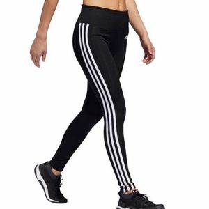 Adidas 3 Stripes High Rise Climalite Leggings